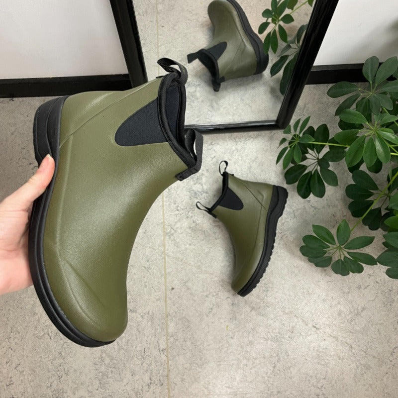Grønn luksus gummistøvel med svangstøtte fra Green Comfort