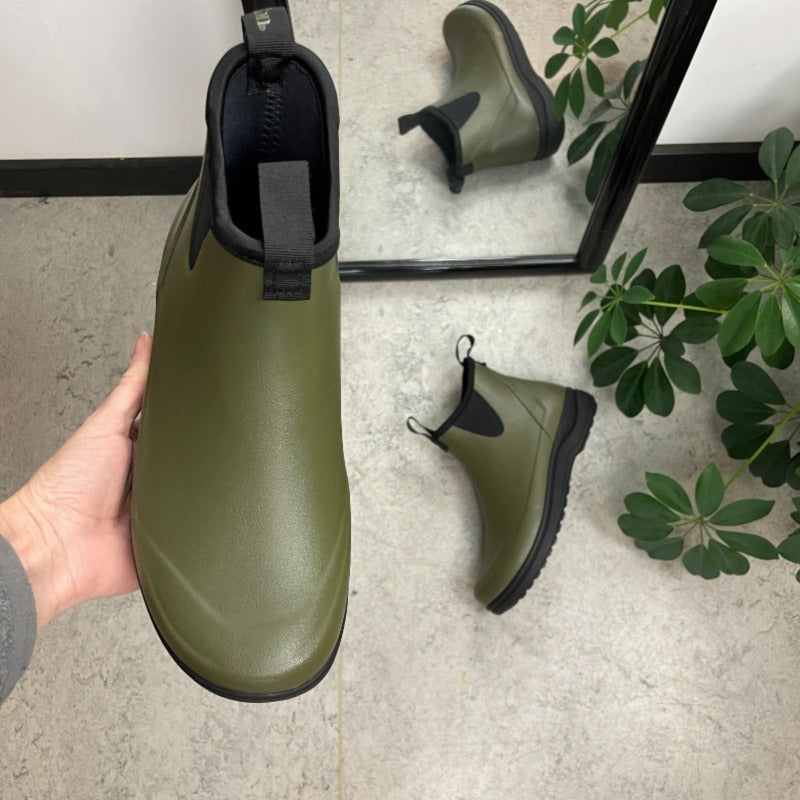 Grønn luksus gummistøvel med svangstøtte fra Green Comfort