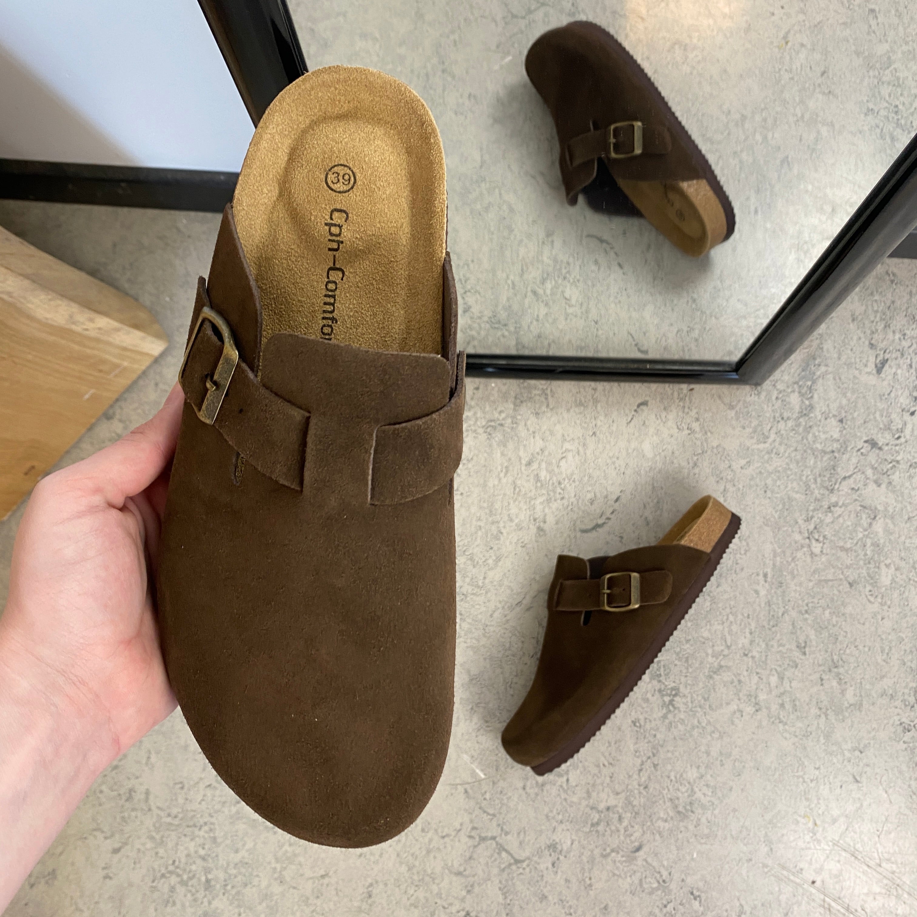 Mørkebrune clogs fra Cph-Copenhagen