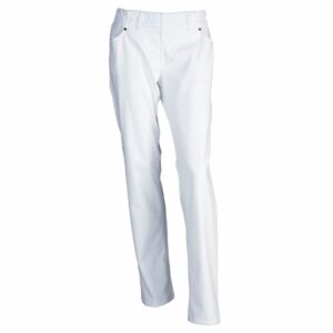 Nybo Hvide Dame Harmony Jeans, Pull-on, komfort elastikk