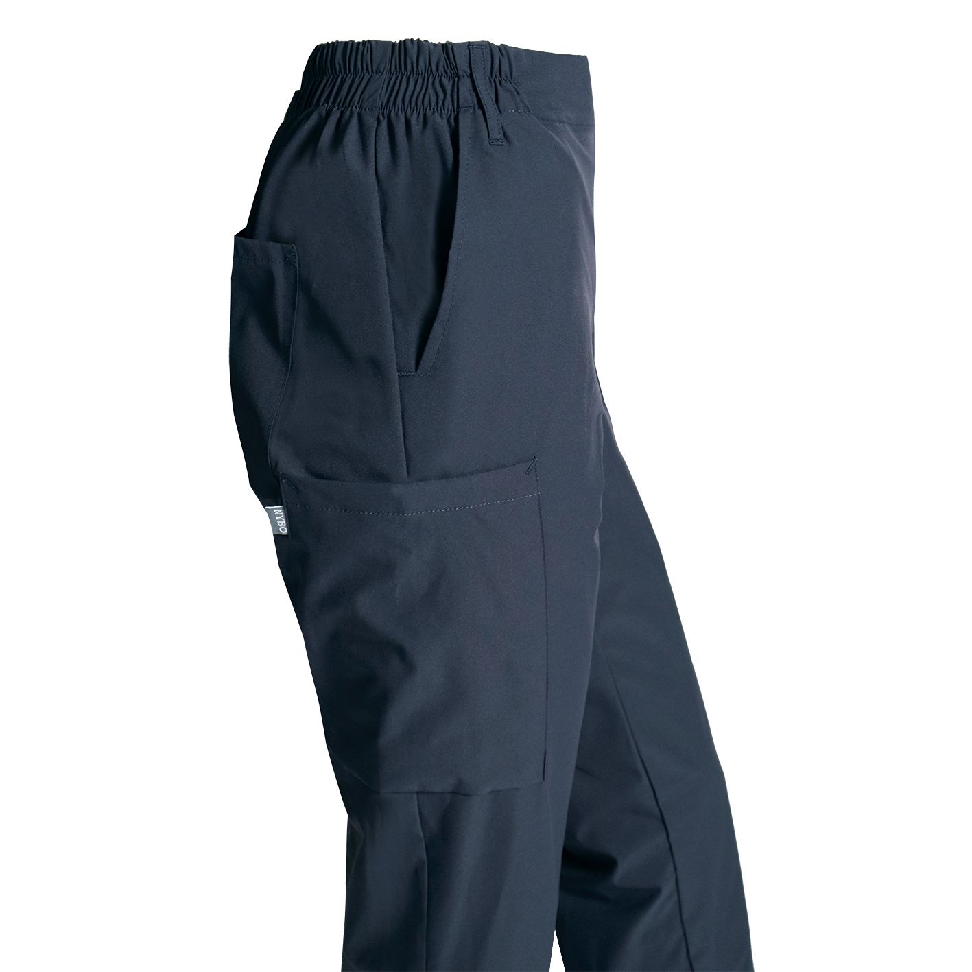 Nybo Navy Unisex Sporty T800 Bukser, pull-on, stretch, justerbar lengde