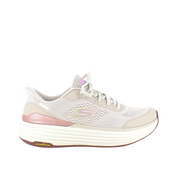 Beige Skechers slip-in med Max Cushioning-såle