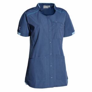 Nybo Navy Dame Sporty tunika - fleksibel, figursydd, med praktiske lommer