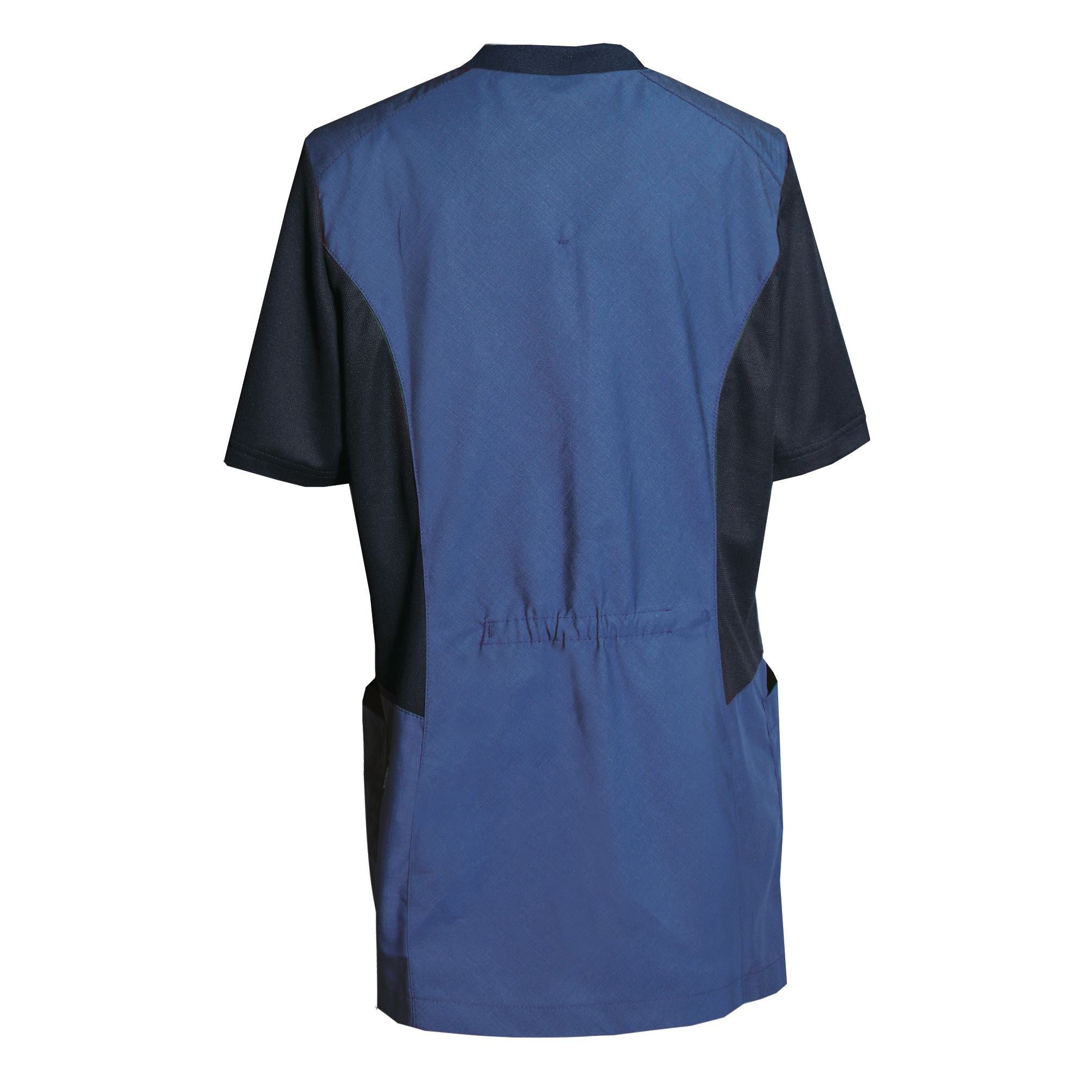 Nybo Navy dametunika — Sporty Mix, pustende, stretch, justerbar midje
