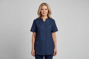 Nybo Damebusseronne Nature Navy – Stretch, Økologisk bomull