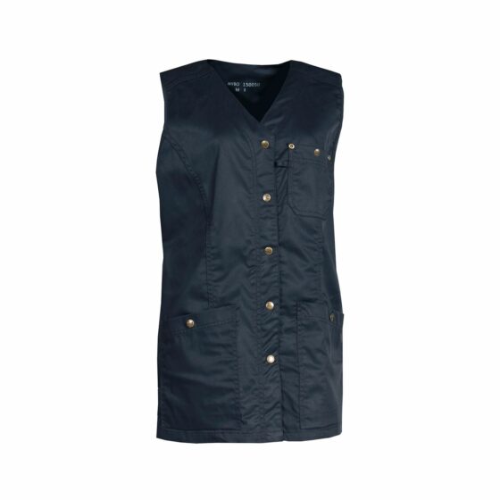Nybo Navy Dame Super Cool Vest, lang, justerbar, slitesterk