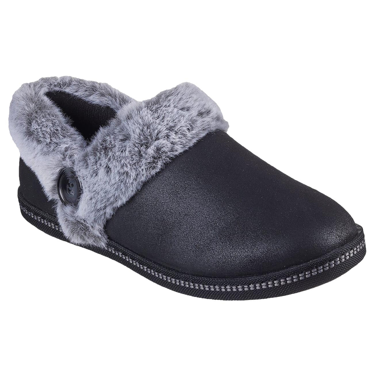 Sorte tøfler fra Skechers