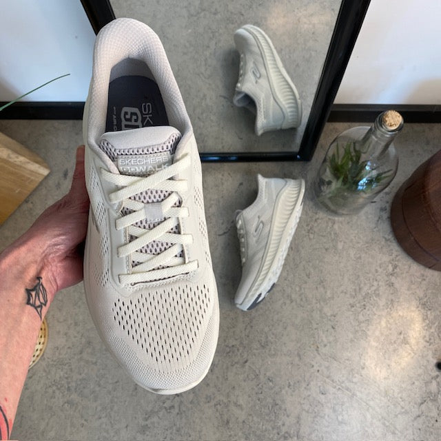Hvite Skechers Slip-ins til herre