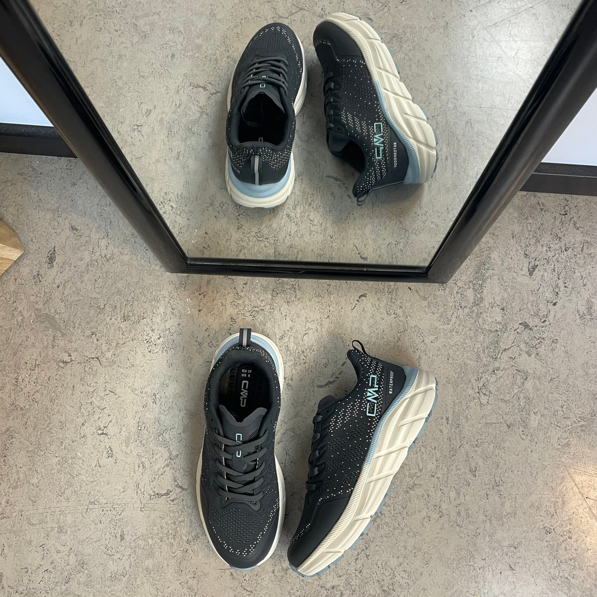CMP Rahmsy WP – grå vanntett sneaker med støtdemping