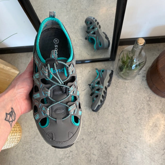 Lukket trekkingsandal – Komfort, støtte og ventilasjon i ett design