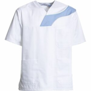 Nybo Hvit/Lyseblå Unisex Comfortec Satin Busseron