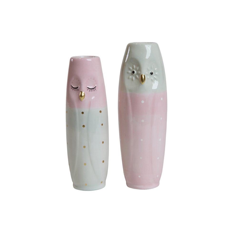 Pastellfargede porselensugler, 17 cm