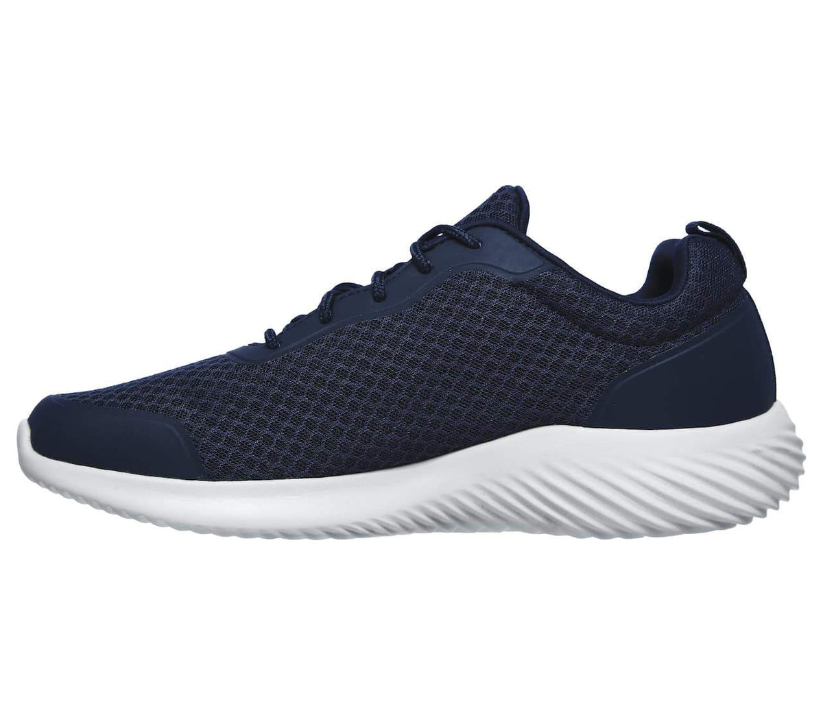 Lette mørkeblå snøresko til herre fra Skechers