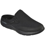 Sorte slip-on sko i mesh til herre fra Skechers