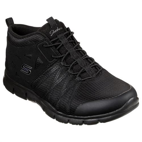 Sort slip-on støvlett fra Skechers