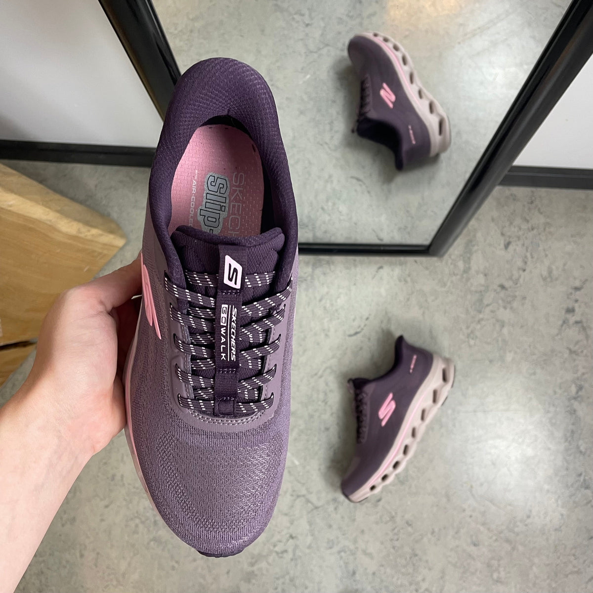 Skechers GO WALK Glide-Step 2.0 - Slip-in komfortsko med demping