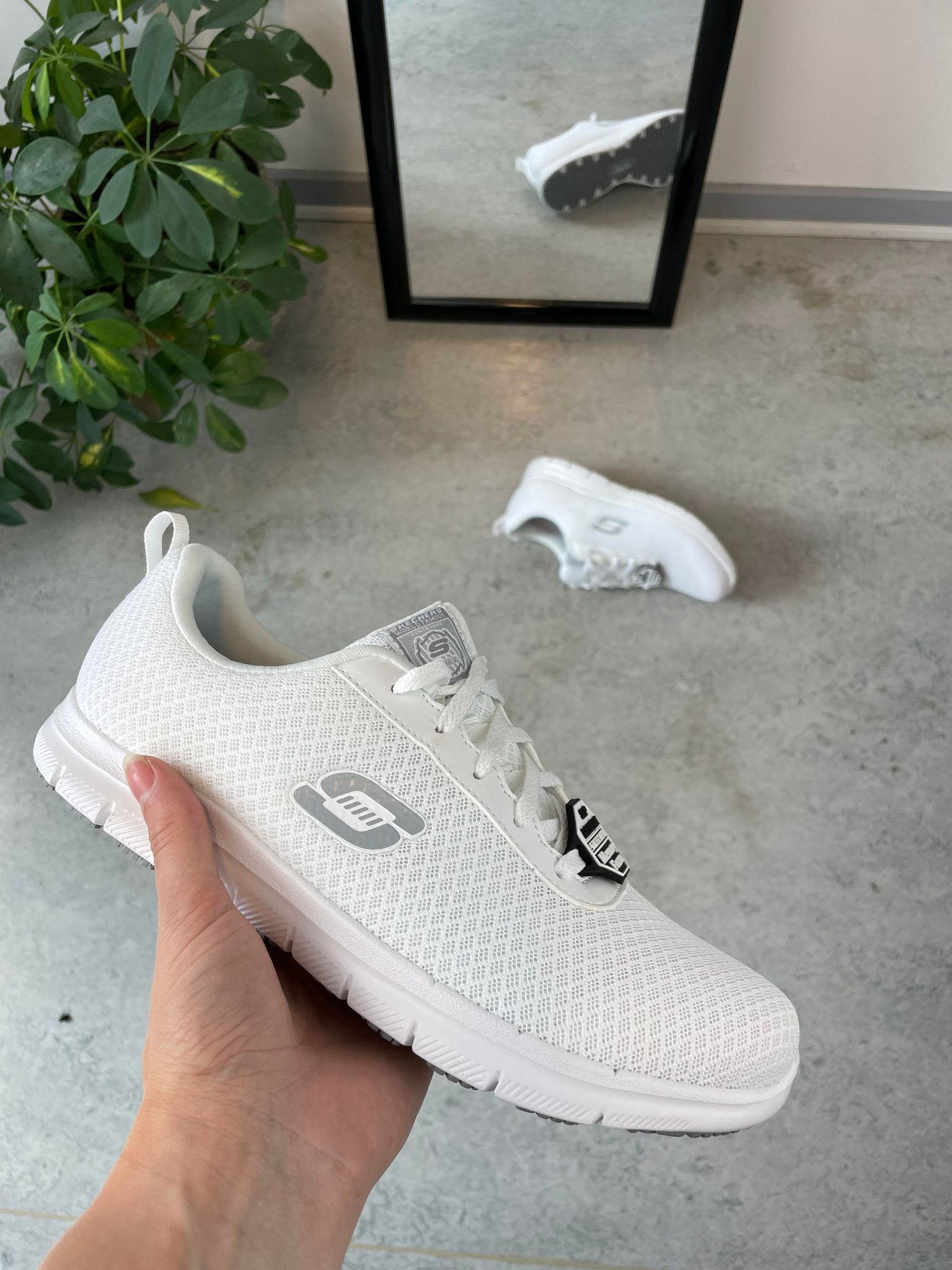 Skechers Work arbeidssko med bred passform – CE-godkjent, sklisikker såle & Memory Foam-komfort