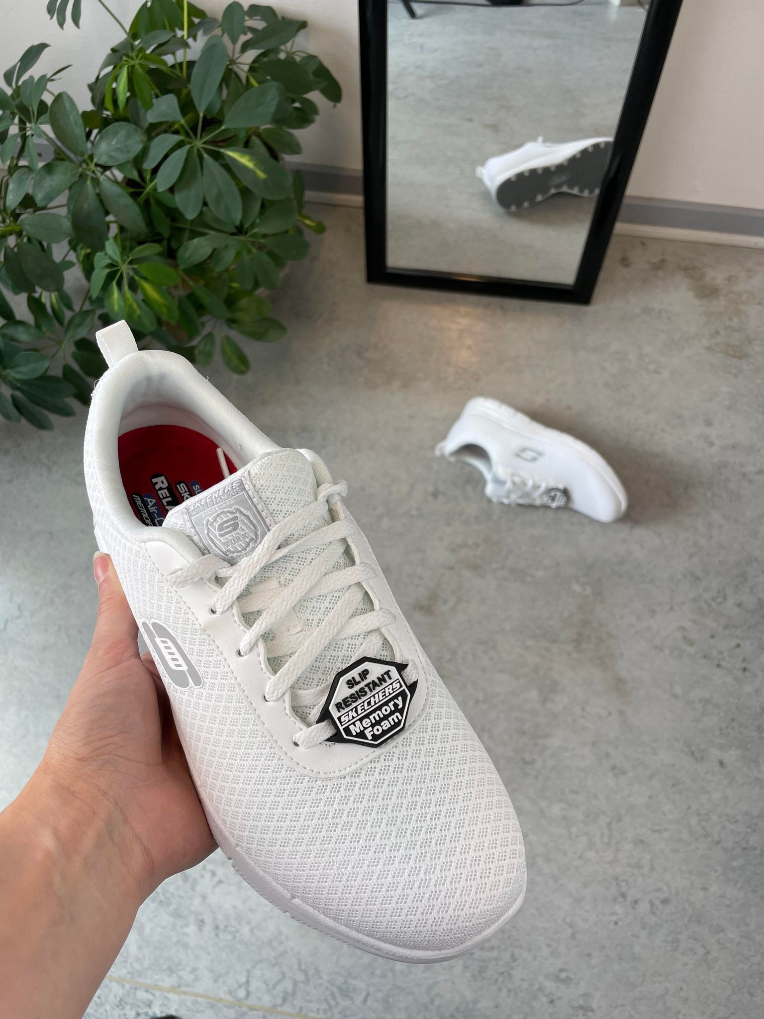 Skechers Work arbeidssko med bred passform – CE-godkjent, sklisikker såle & Memory Foam-komfort