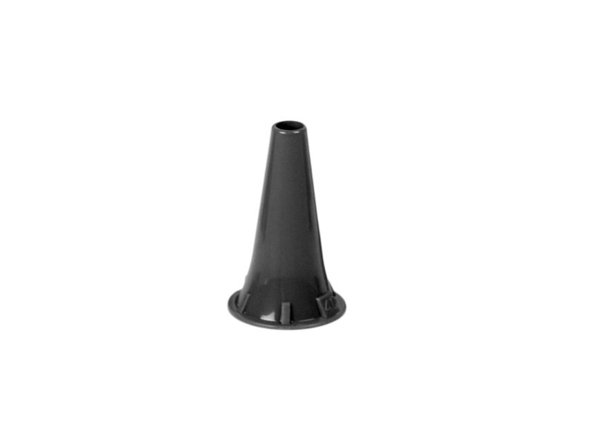 Svart øre-spekulum til otoskop 4 mm - pakke med 250 stk