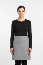 Nybo Sort-hvitt Pepita Unisex Pick-Up-forkle med bindebånd — baker- og kokkeforkle