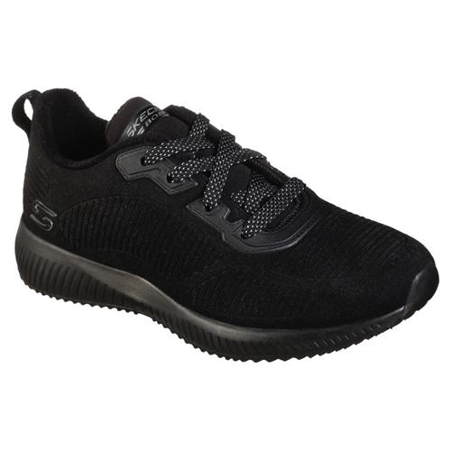 Svart snøresneaker med memoryfoam