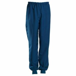 Nybo Navy Unisex Micro Sport-bukser, elastisk, ribb ved benslutt, antistatiske