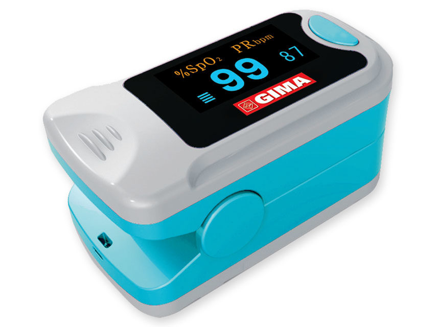 Oximeter måler oksygenmetningen i blodet