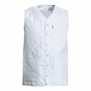 Nybo Hvit Unisex Clima Sport Termovest med ytterlommer