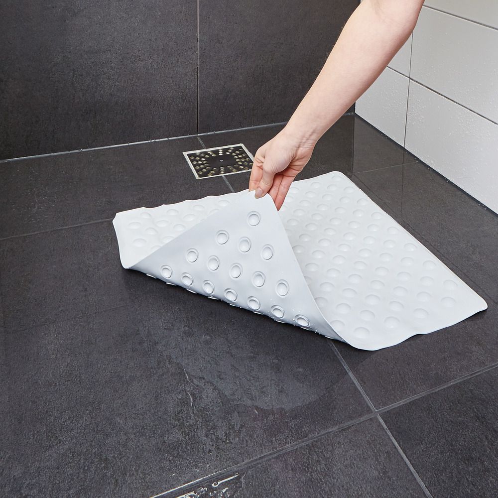 Badematte 54 x 54 cm hvit