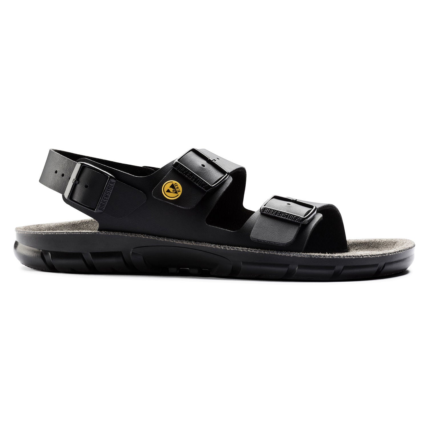 Svart Birkenstock Kano-sandal - ESD-godkjente såler