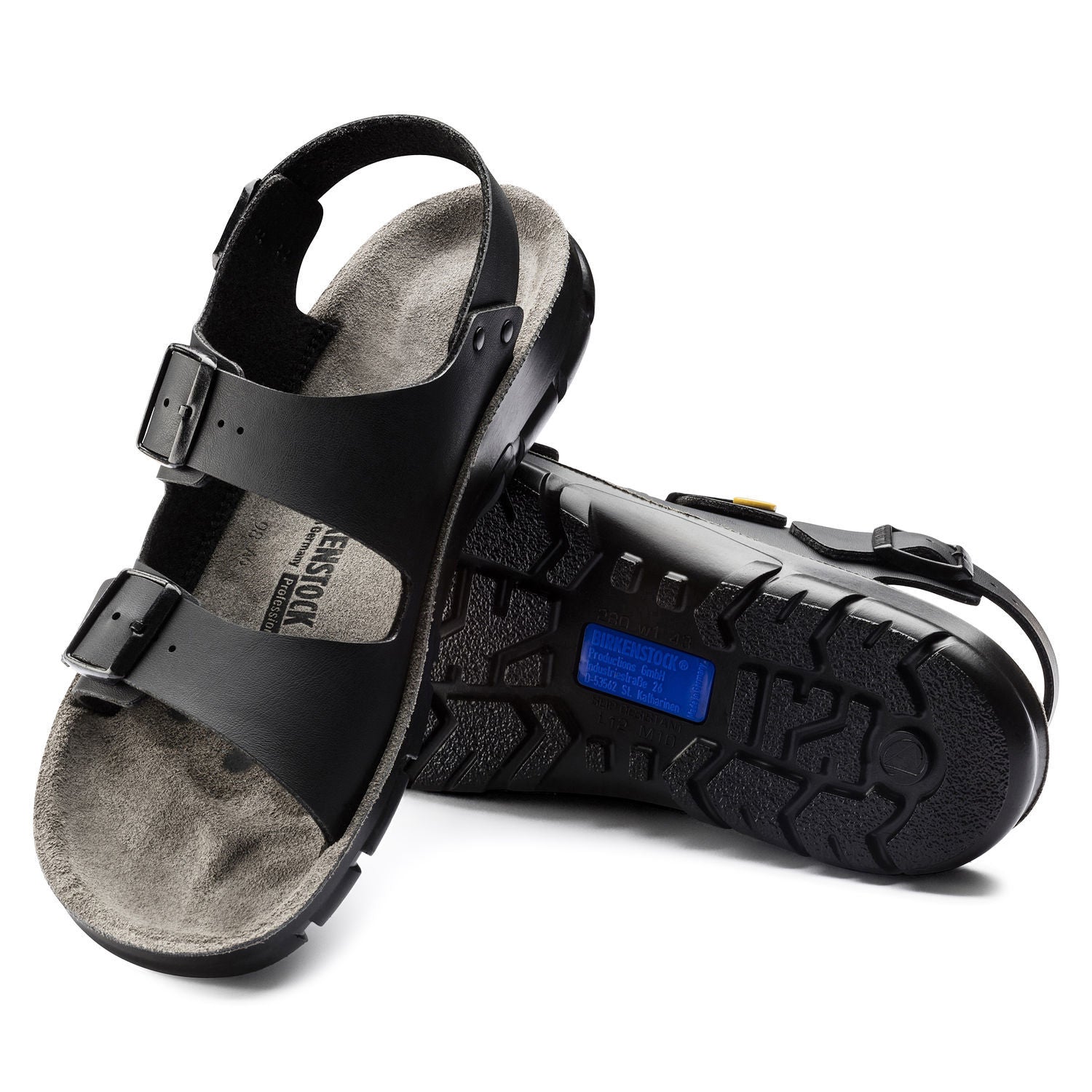 Svart Birkenstock Kano-sandal - ESD-godkjente såler
