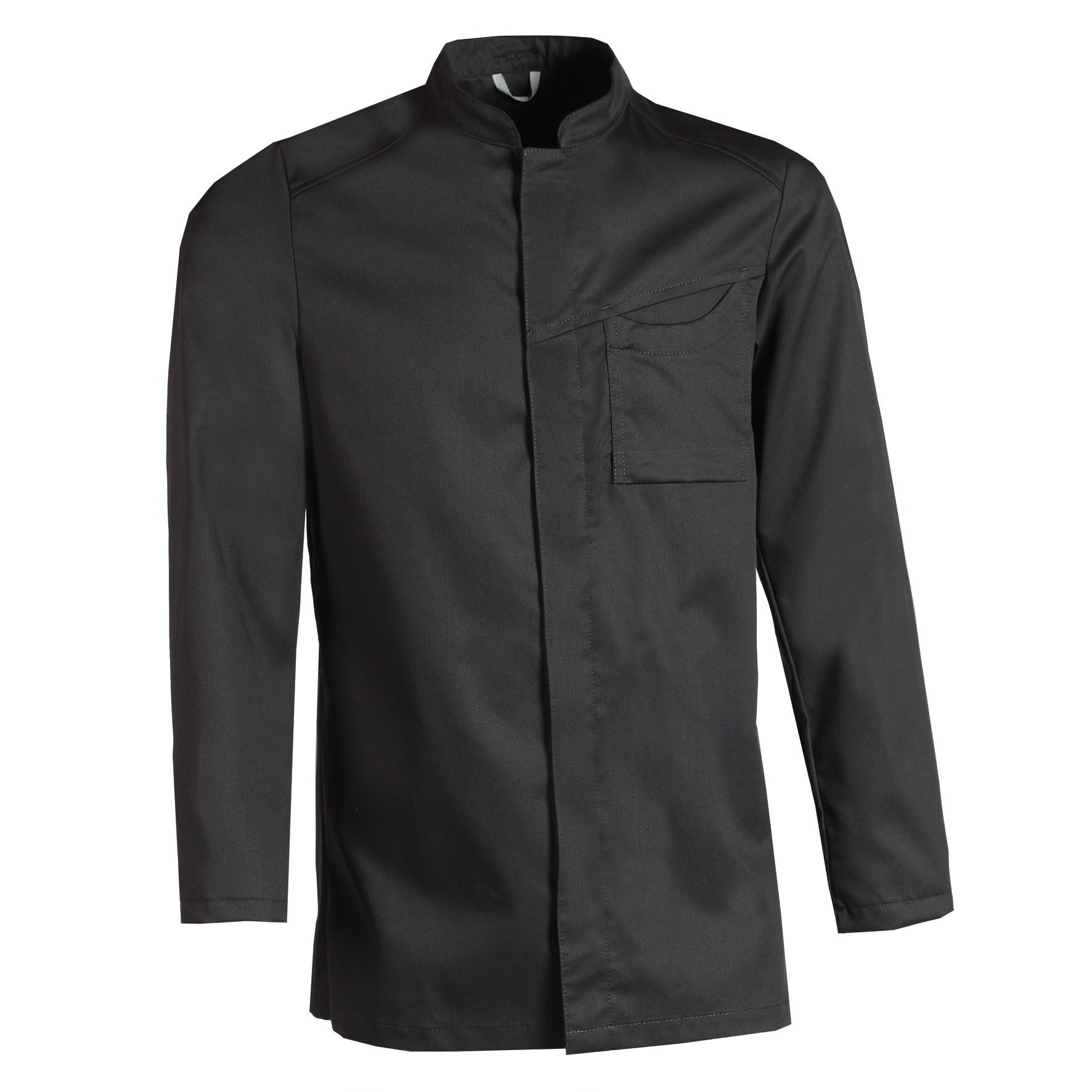 Nybo Sort Unisex New Nordic Kokkejakke – langermet, komfortabel, strekkbar