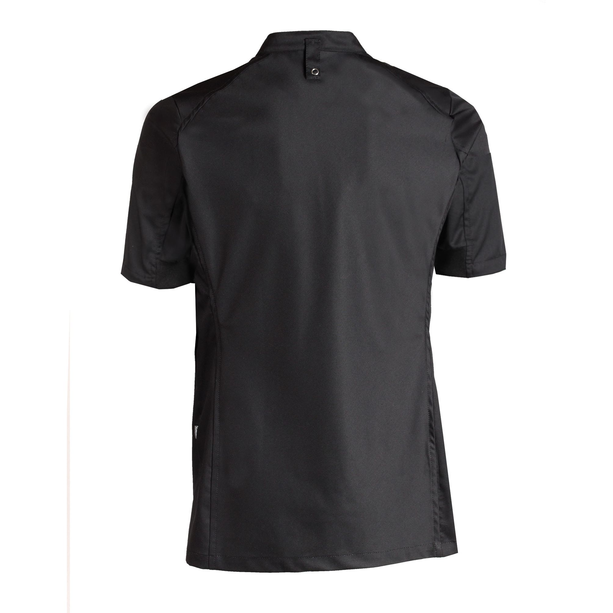 Nybo Sort Unisex New Nordic Kokkjakke, Kortermet, Komfort, Strekkbar