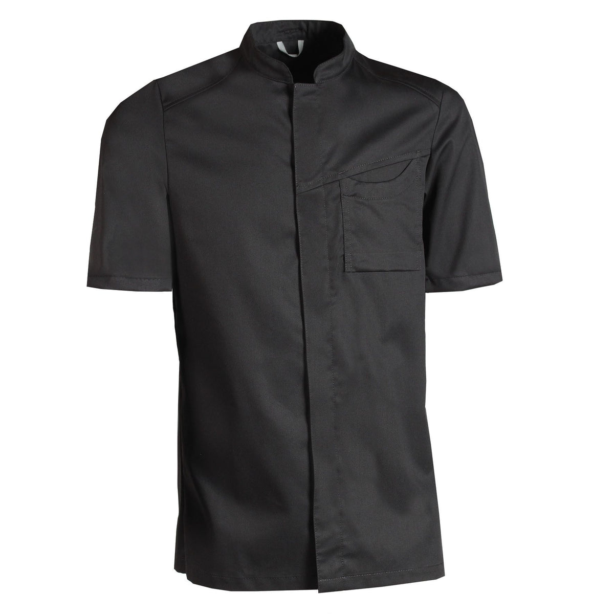 Nybo Sort Unisex New Nordic Kokkejakke, Kortærmet, Komfort, Strækbar