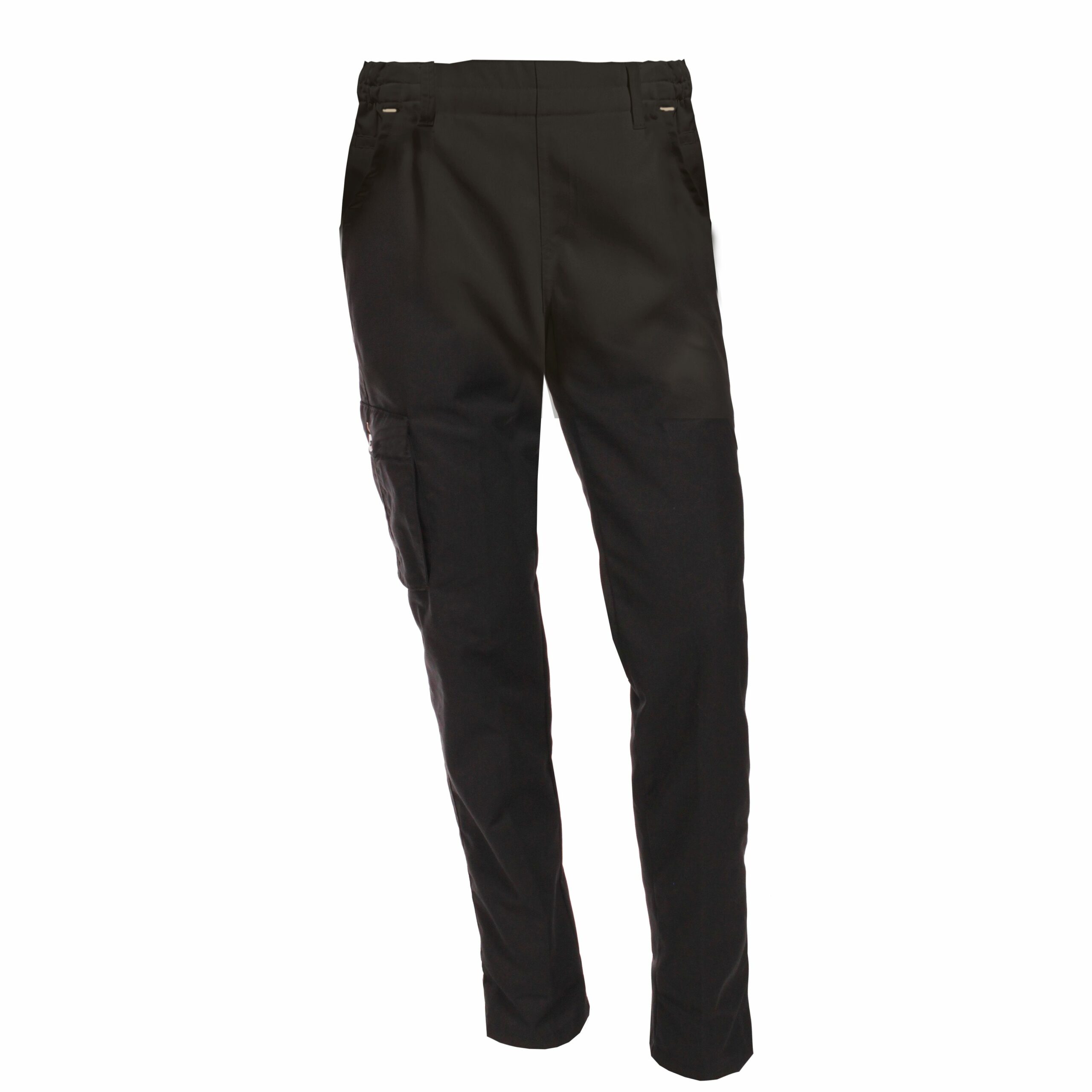 Nybo Sort Unisex Perfect Fit Pull-On Chinos, Elastikk, Komfort