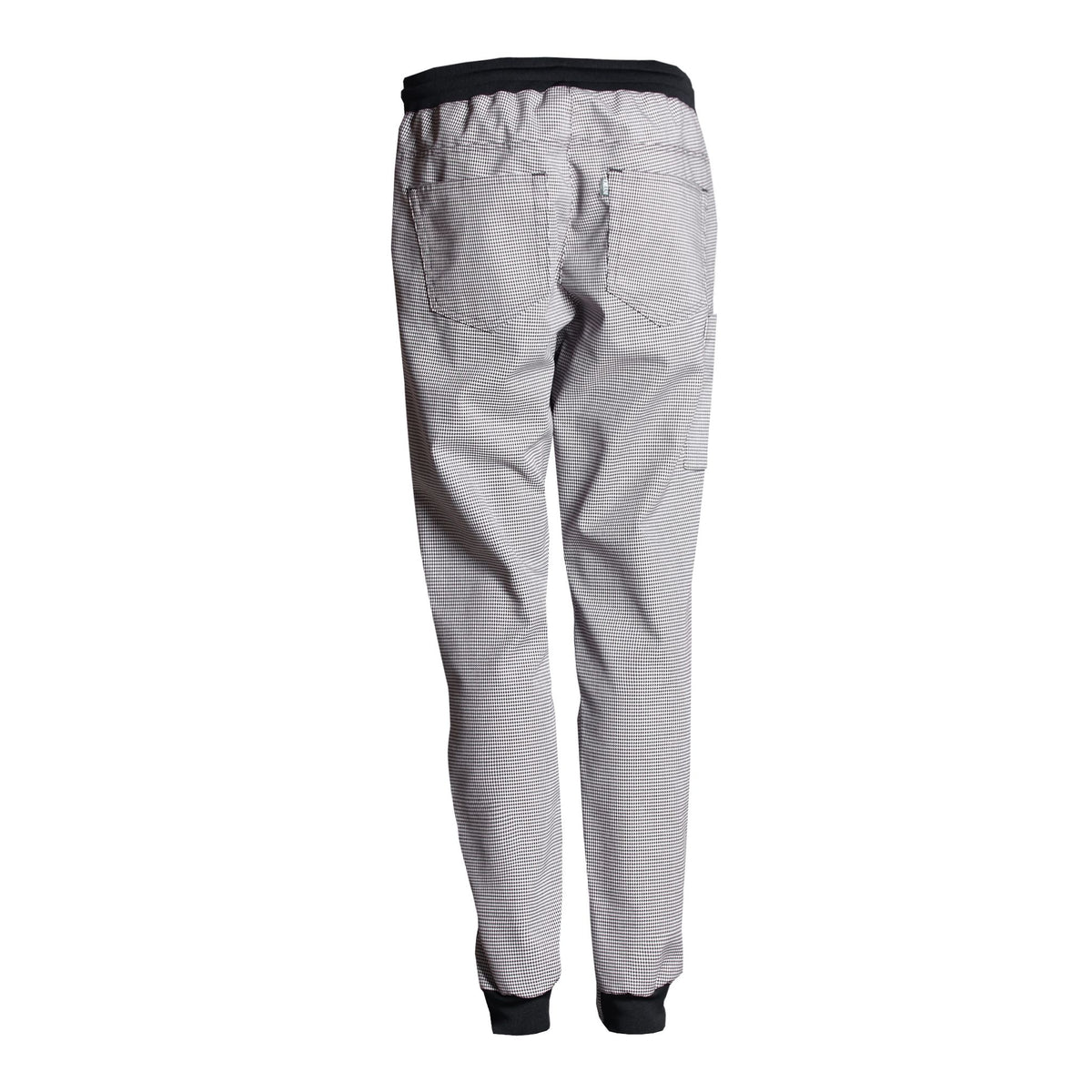 Nybo Sort-Hvit Pepita Unisex New Nordic Casual Bukse