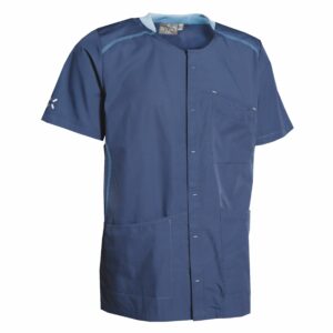 Nybo Navy unisex sporty tunika med slits for bevegelsesfrihet