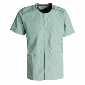 Nybo Lysegrønn Unisex Sporty Tunika, Fleksibel, Slisser & Justerbare Ermer