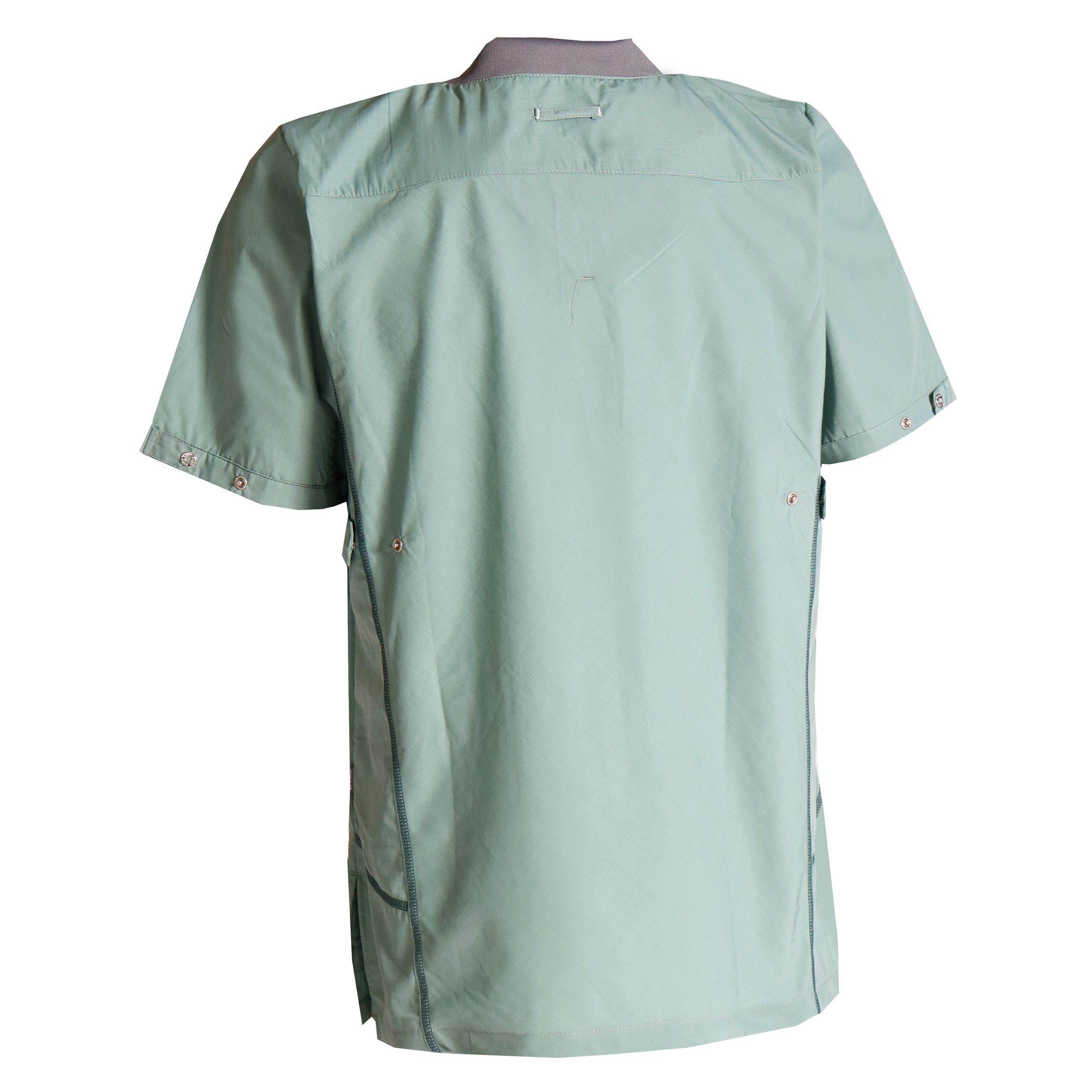 Nybo Lysegrønn Unisex Sporty Tunika, Fleksibel, Slisser & Justerbare Ermer