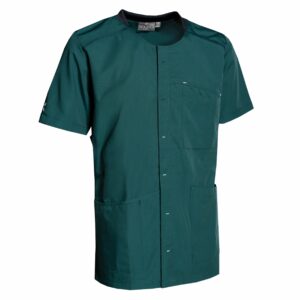 Nybo Mørkegrønn Unisex Sporty Tunika, Romslig, Sideslisser