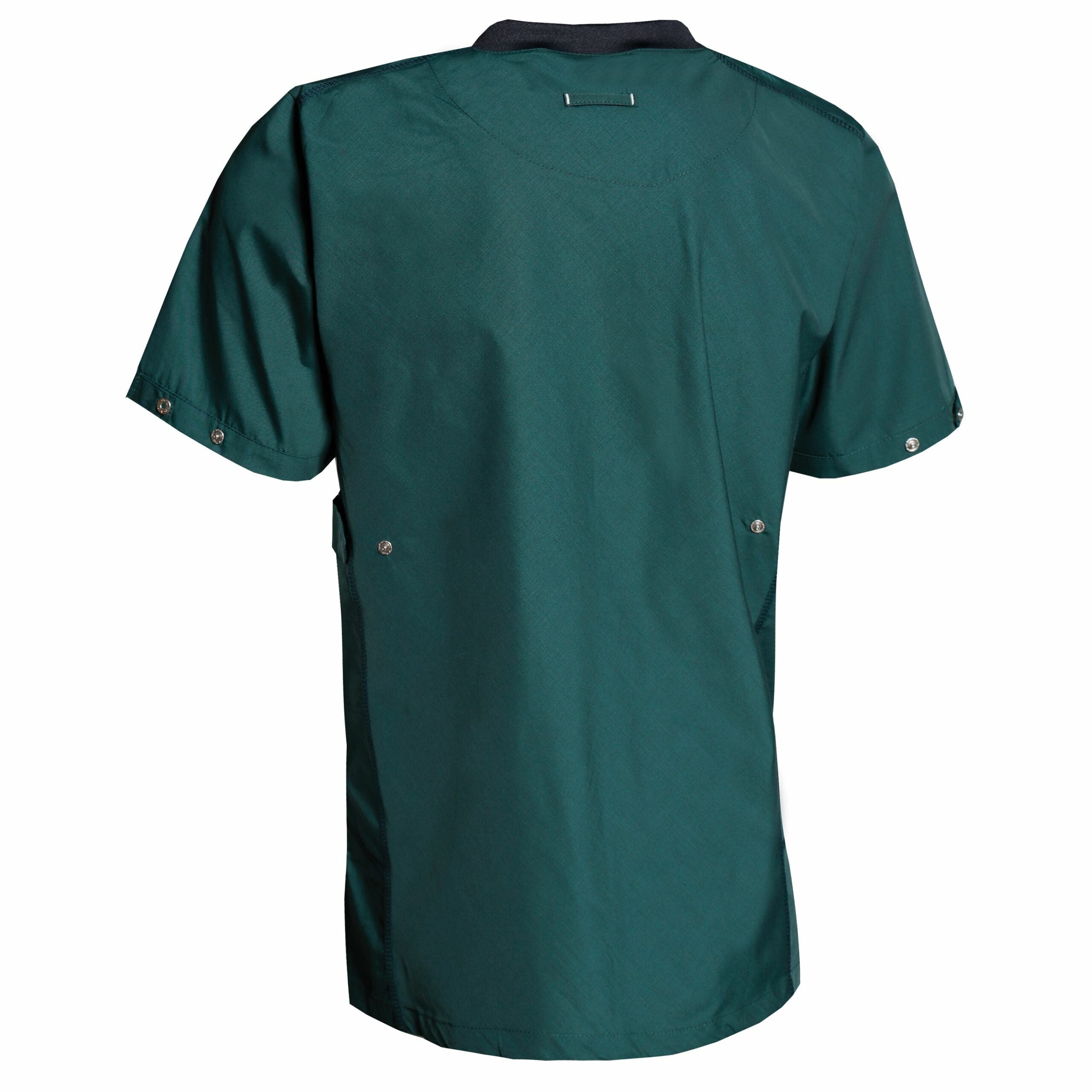 Nybo Mørkegrønn Unisex Sporty Tunika, Romslig, Sideslisser