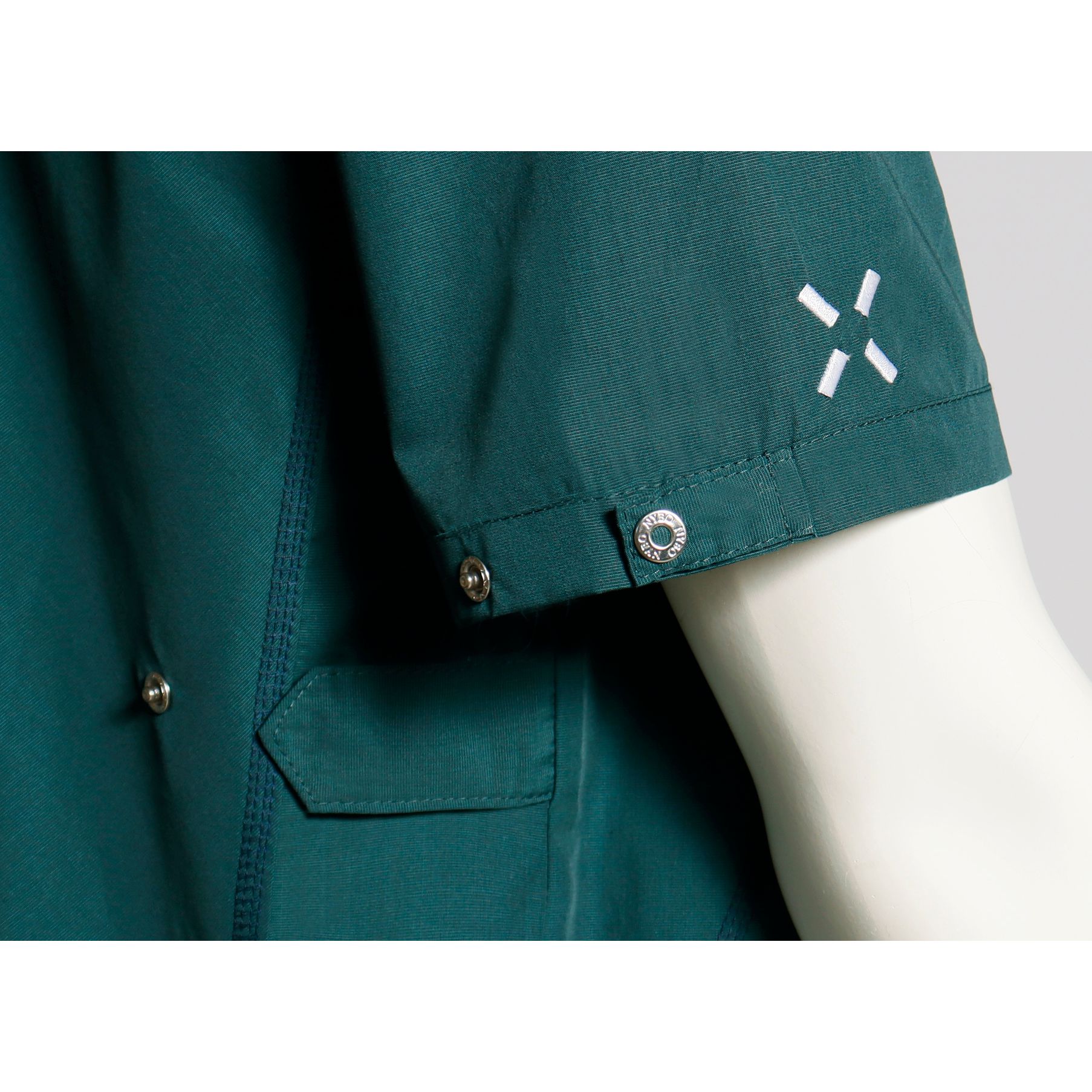 Nybo Mørkegrønn Unisex Sporty Tunika, Romslig, Sideslisser