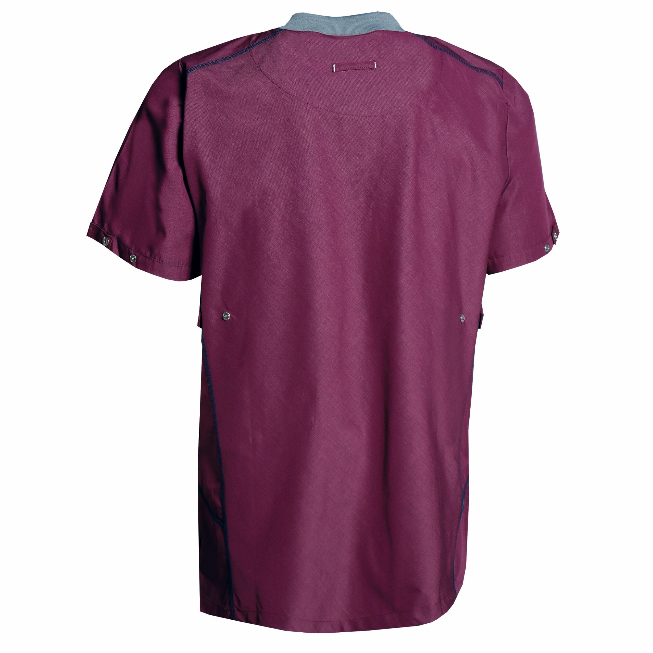 Nybo Bordeaux Unisex Sporty Tunika, romslige lommer, justerbar