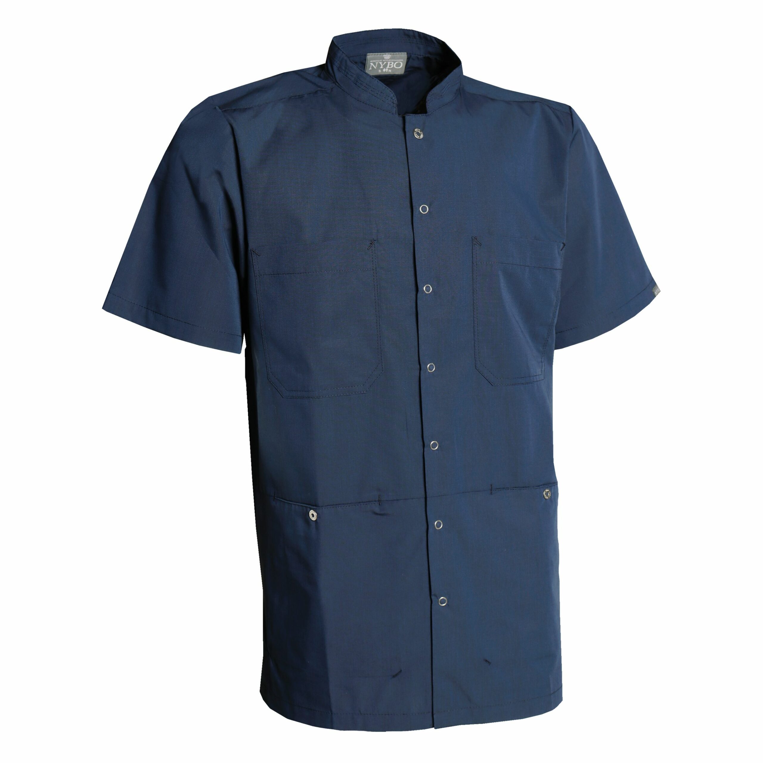 Nybo Navy Unisex Nature-skjorte — justerbar i ryggen, slitesterk