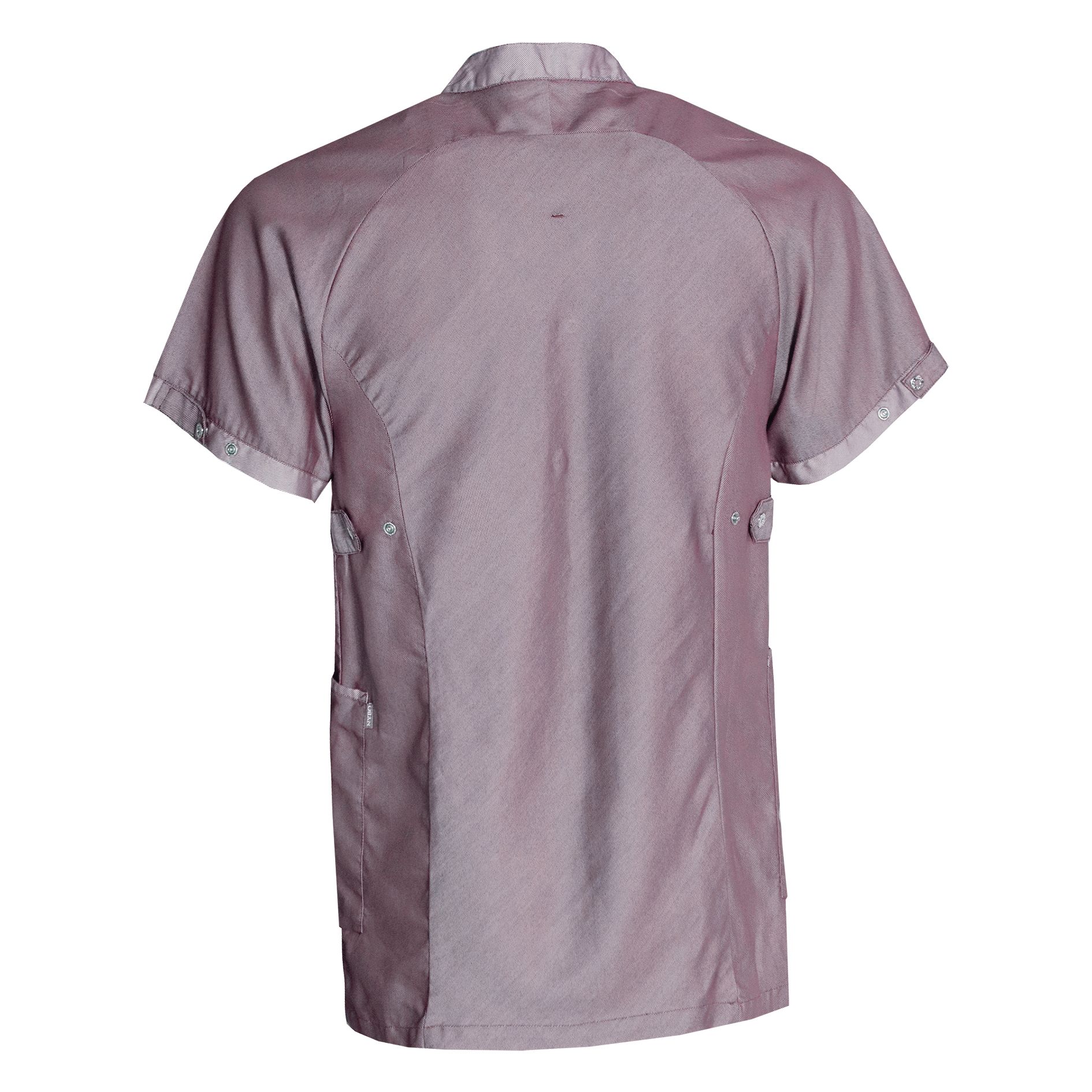 Nybo Bordeaux Unisex Comfort Skjorte/Tunika, Pustende, Strekkbar, Slitesterk