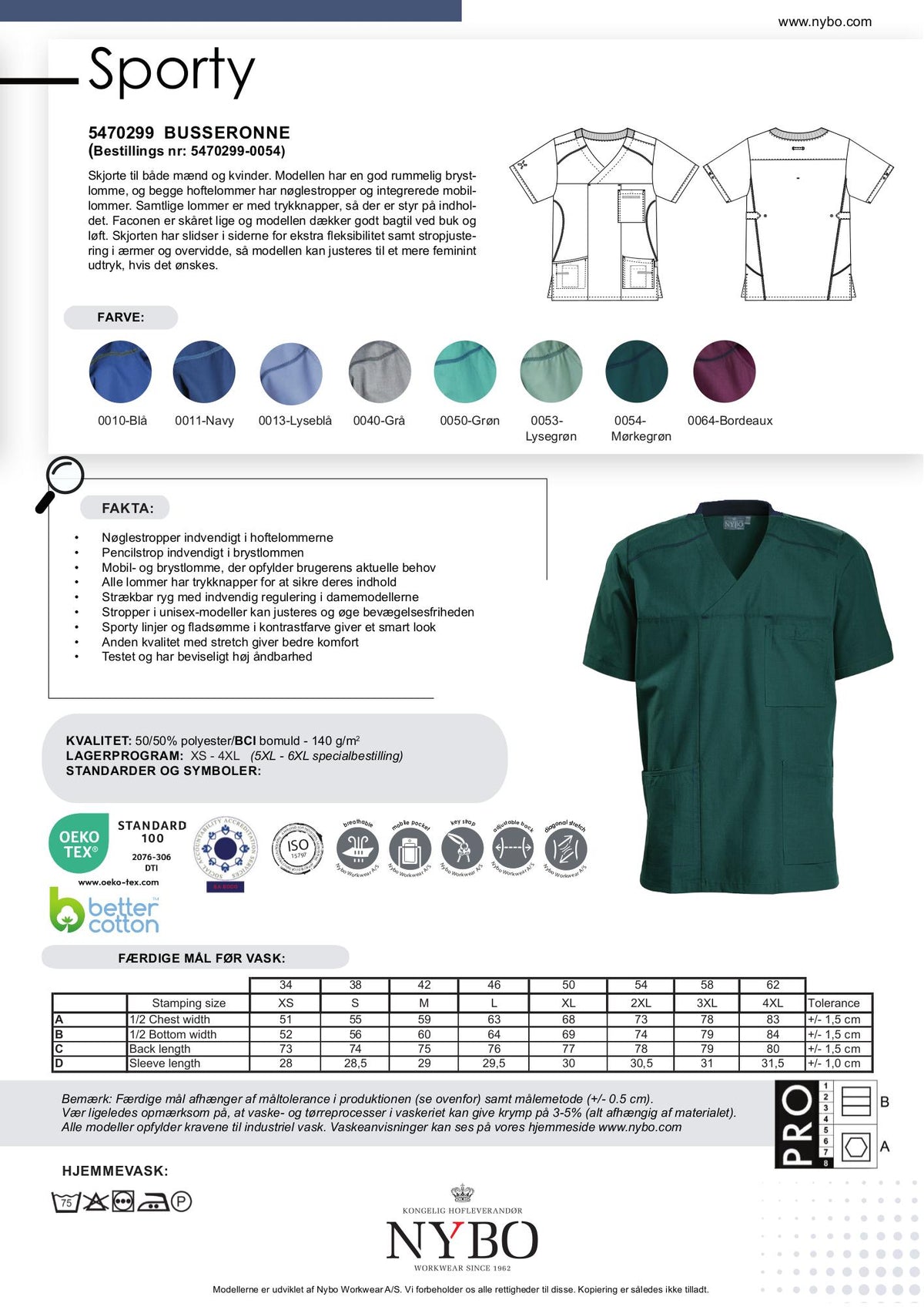 Nybo Mørkegrønn Unisex Sporty Busseronne