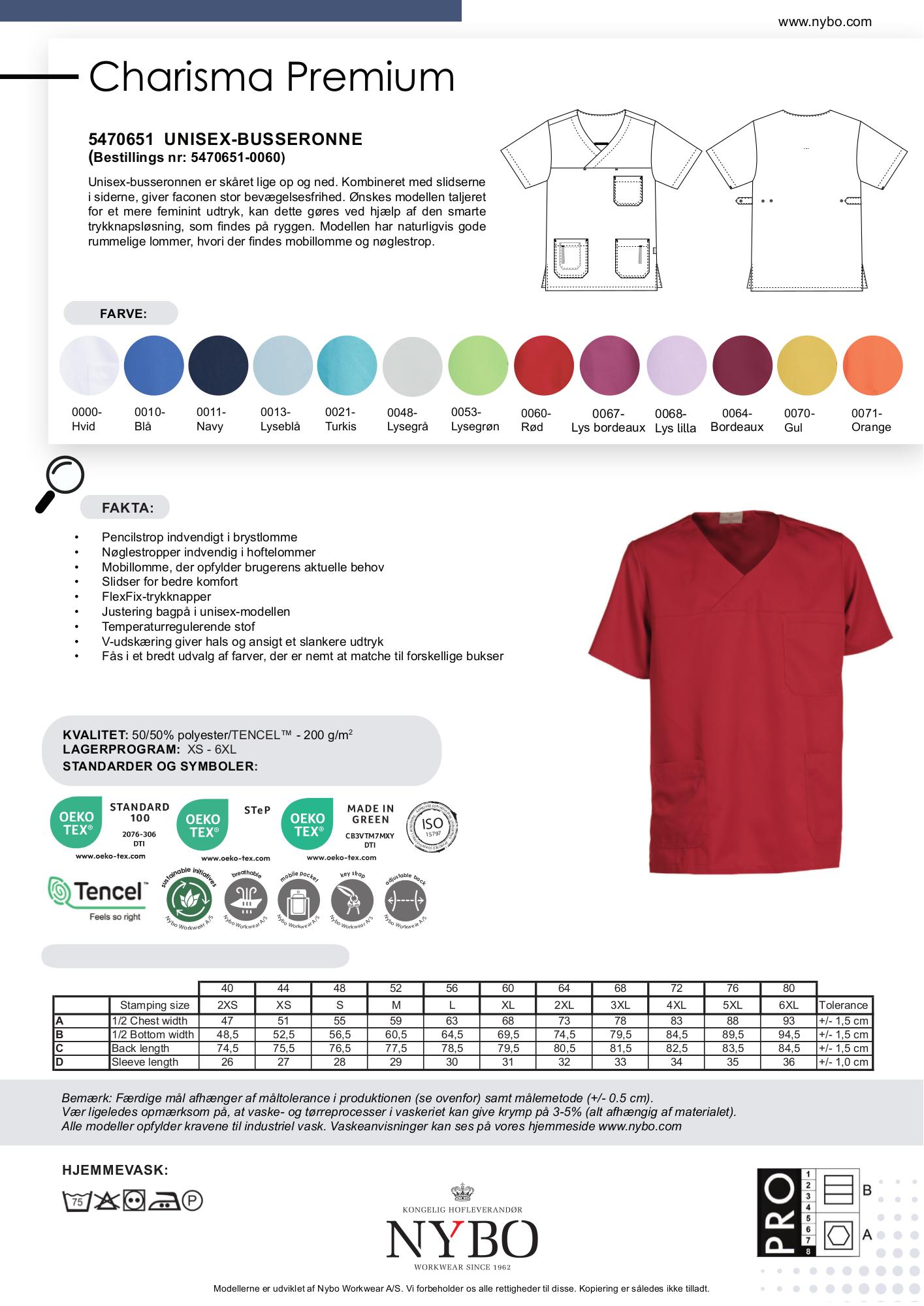 Nybo Rød Unisex Charisma Busseronne, temperaturregulerende, slisser, justerbar passform