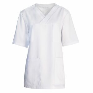 Nybo Hvit Unisex Heart Busseronne – pustende, romslig passform