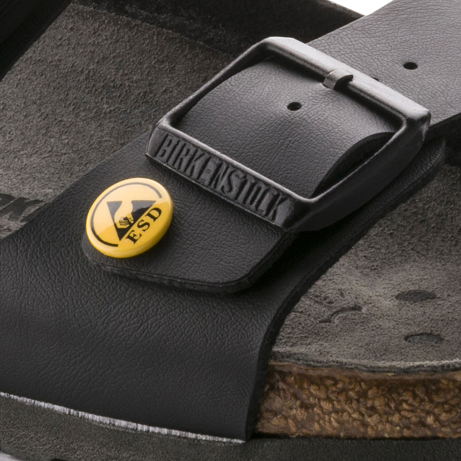 Svart Birkenstock Milano – ESD-godkjente såler