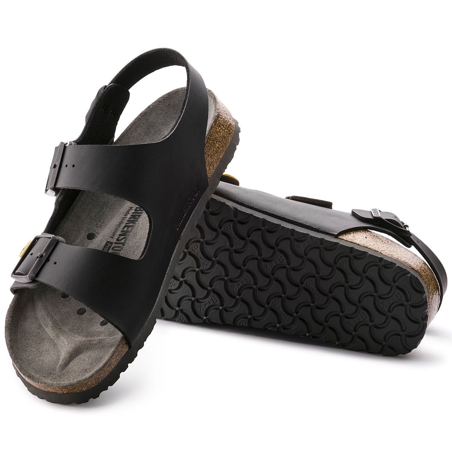 Svart Birkenstock Milano – ESD-godkjente såler